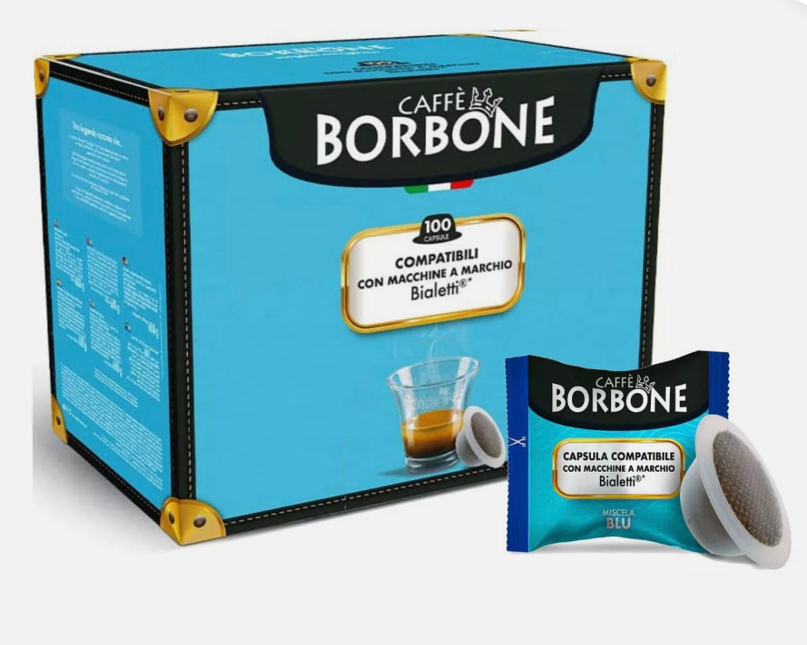 borbone bialetti blu 100
