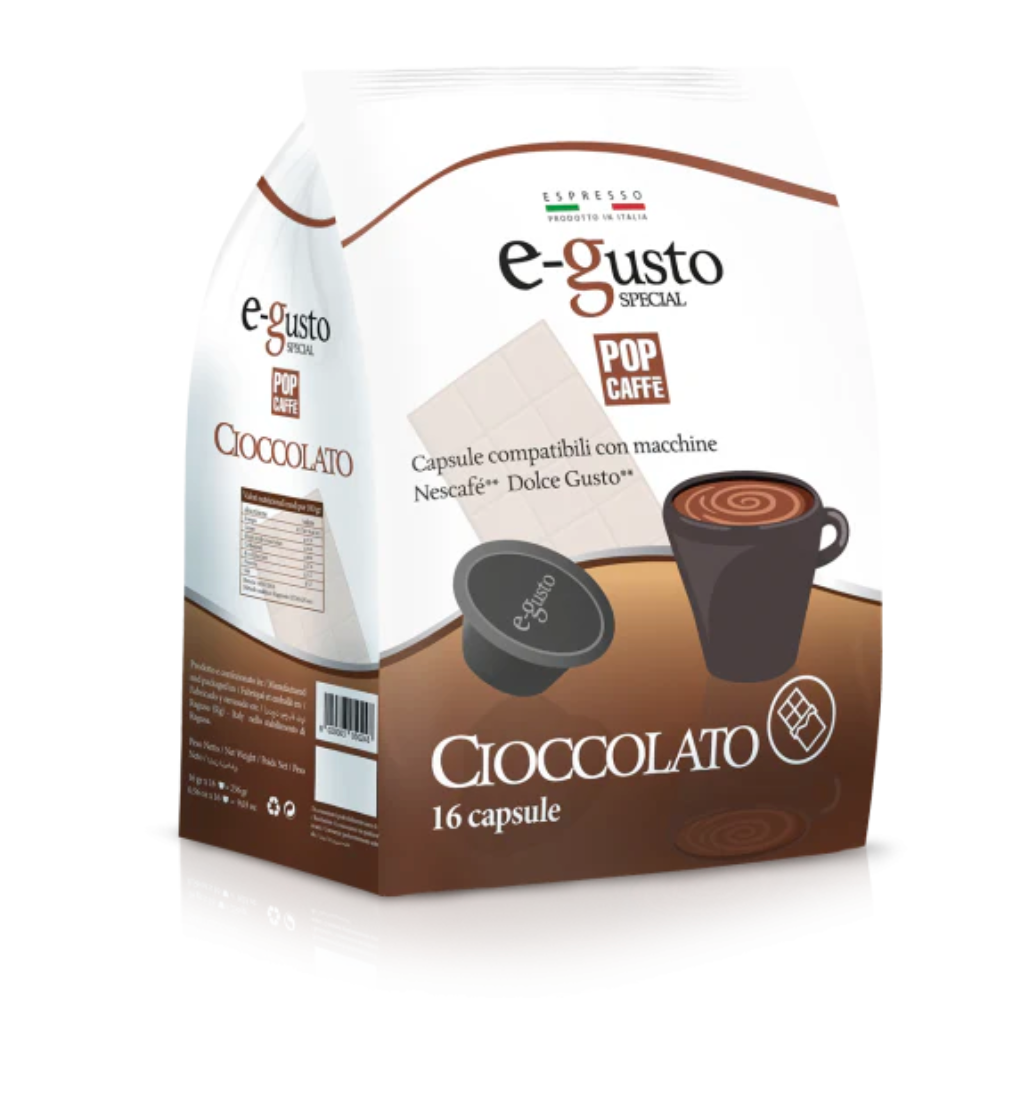 Pop Caffè Compatibile Nescafè Dolcegusto Cioccolato 16 capsule