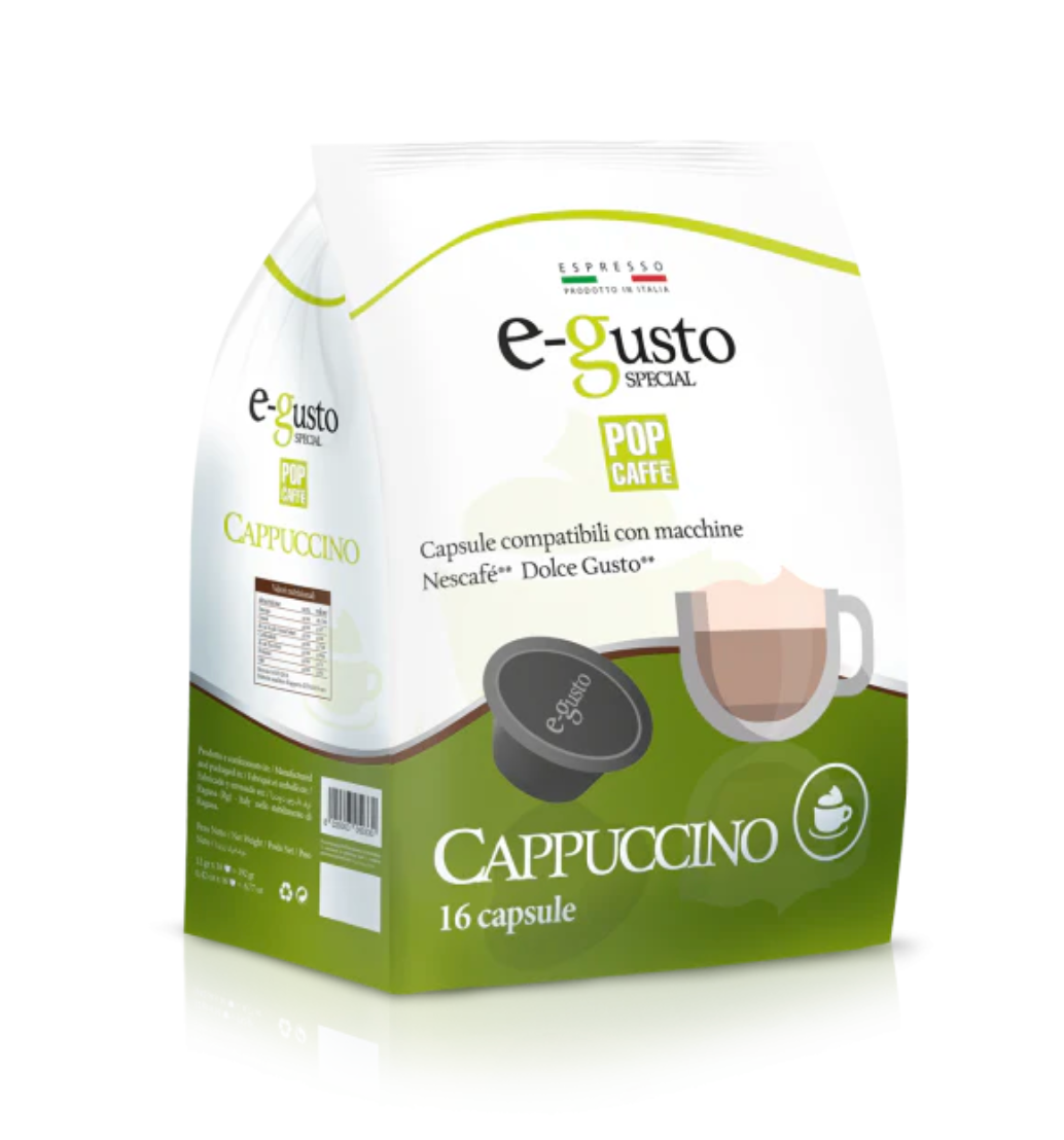 Pop Caffè Compatibile Nescafè Dolcegusto Cappuccino 16 capsule