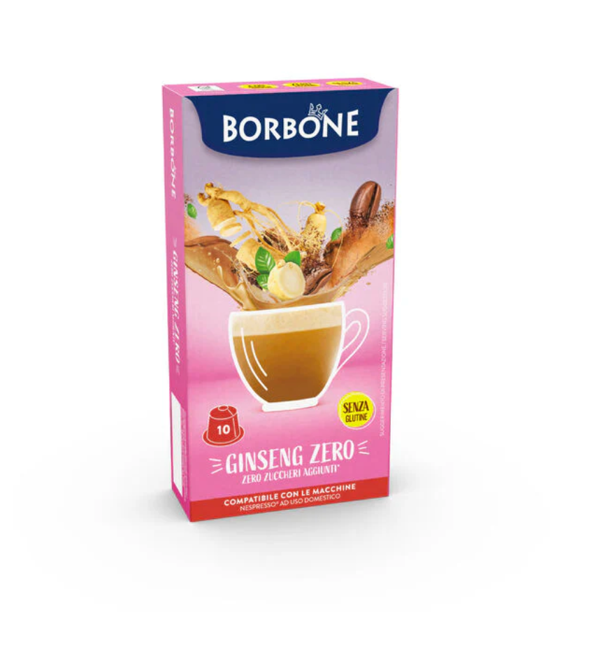 Borbone Ginseng Zero Bevanda Compatibile Nespresso 50 capsule