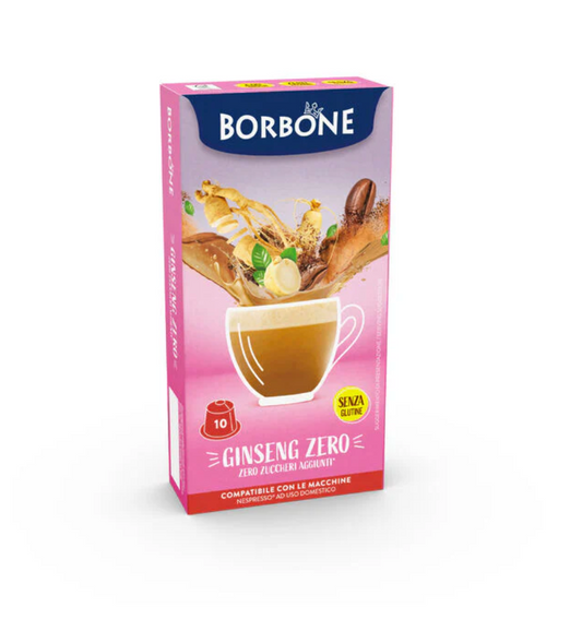 Borbone Ginseng Zero Bevanda Compatibile Nespresso 50 capsule